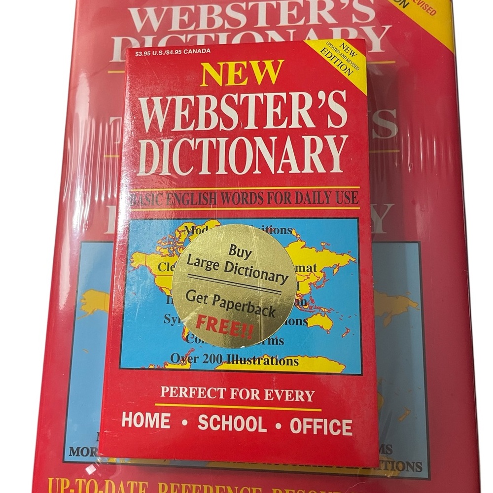 New Websters Dictionary Thesaurus Medical set New Sealed